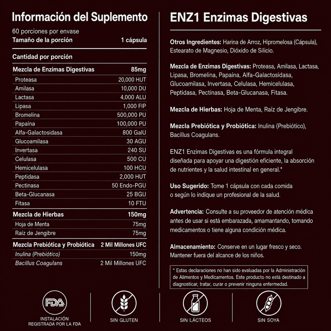 enzimas digestivas